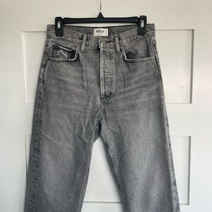 Agolde 90s Crop Grey Jeans